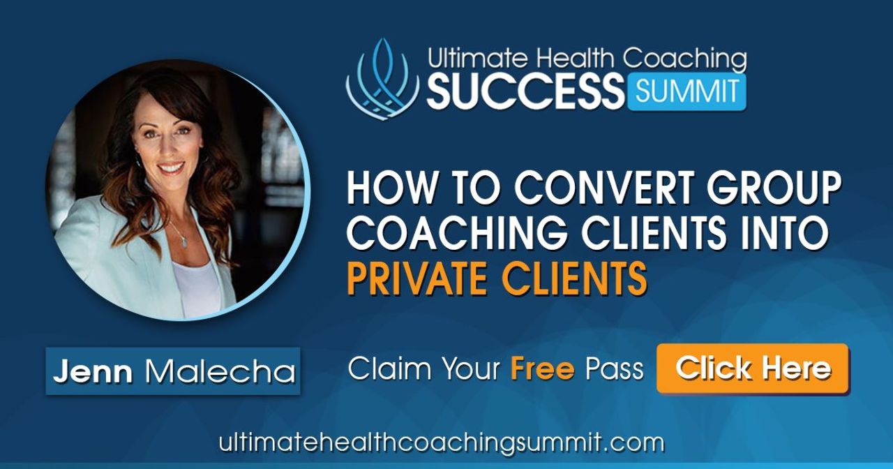 Ultimate Health Coaching Summit Adrenal Fatigue Leaky gut Thyroid Jenn Malecha